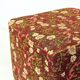 Petit tabouret vintage en tissu, Tchécoslovaquie 1960