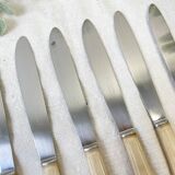 6 vintage Bakelite ivory knives France