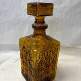 Amber glass carafe
