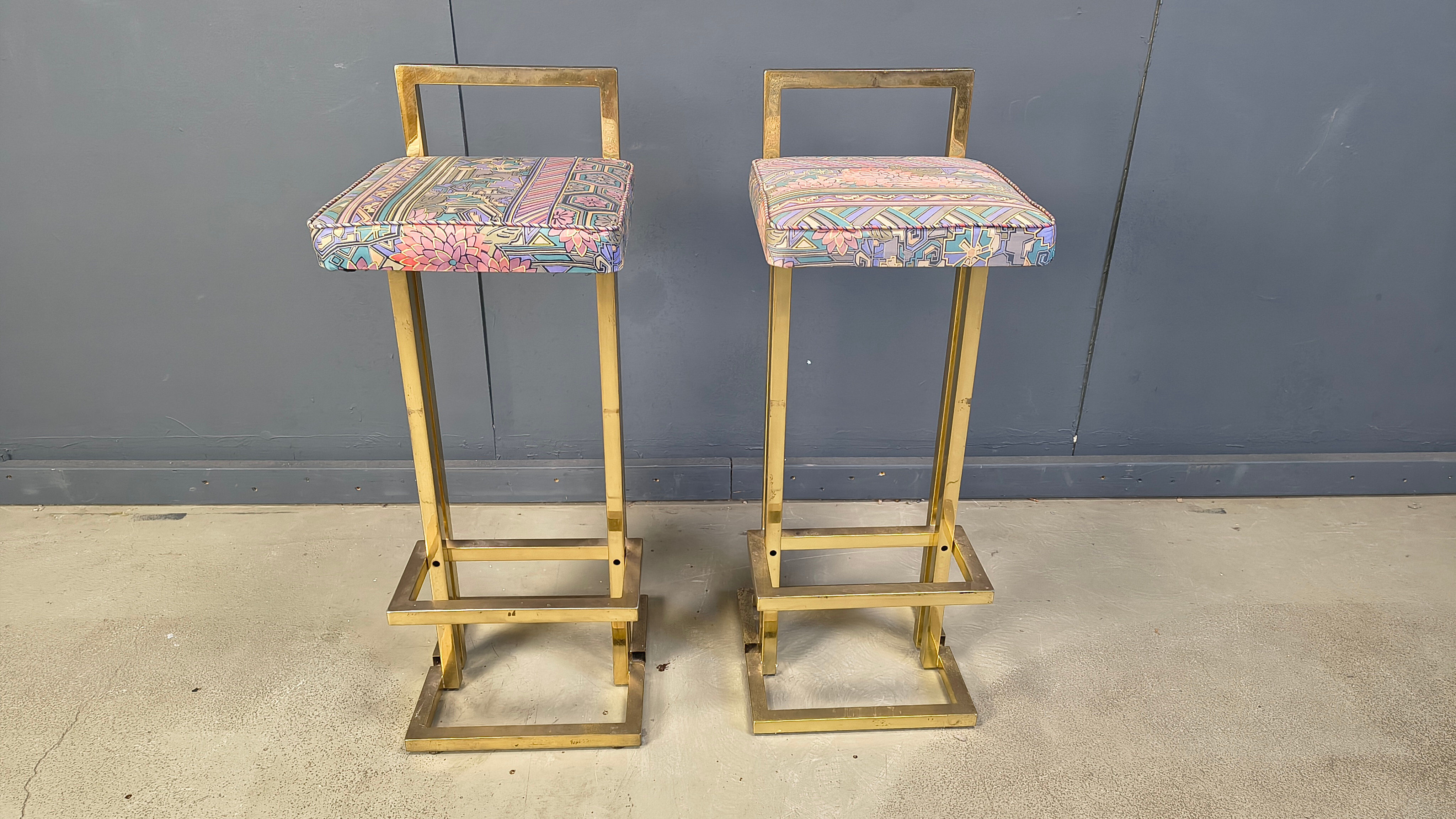 Tabourets de bar Belgochrom, ensemble de 2, années 1970