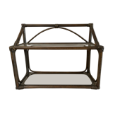 Vintage rattan shelf