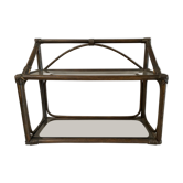 Vintage rattan shelf