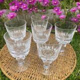6 Portieux crystal glasses