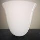 Abat jour grand abat jour tulipe cône opaline blanche vintage lampe mazda 1960 tbe