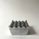 Mid-century chrome-plated metal ashtray, Ultima 15 style, 1970s design
