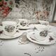 Lot de 4 tasses à café Sarreguemines Obernai