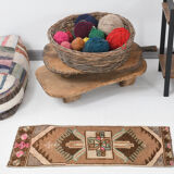 Tapis de porte vintage marron
