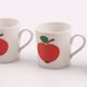 Lot of 6 Seltmann Weiden porcelain espresso cups - Red apple design - A