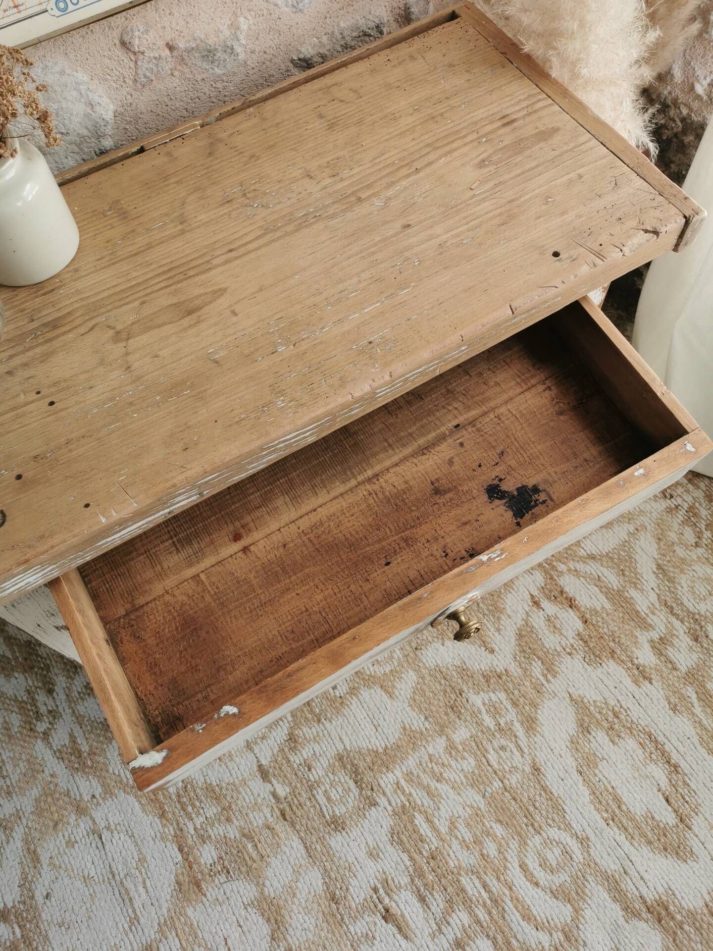 Small workbench, antique trade furniture