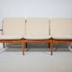 Danish Design Teak Sofa Couch Three-Seater by Svend Aage Eriksen for Glostrup, 1960s