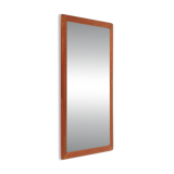 Filigree mid-century teak mirror by Aarhus Glasimport og Glassliberi A/S / Danish modern design / 1960s / 1970s