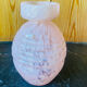 Clichy pink Art Deco glass vase