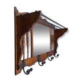 porte manteau avec miroir