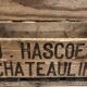 Caisse en bois vintage