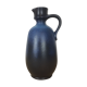 Vase forme pichet céramique bleu cobalt 1970