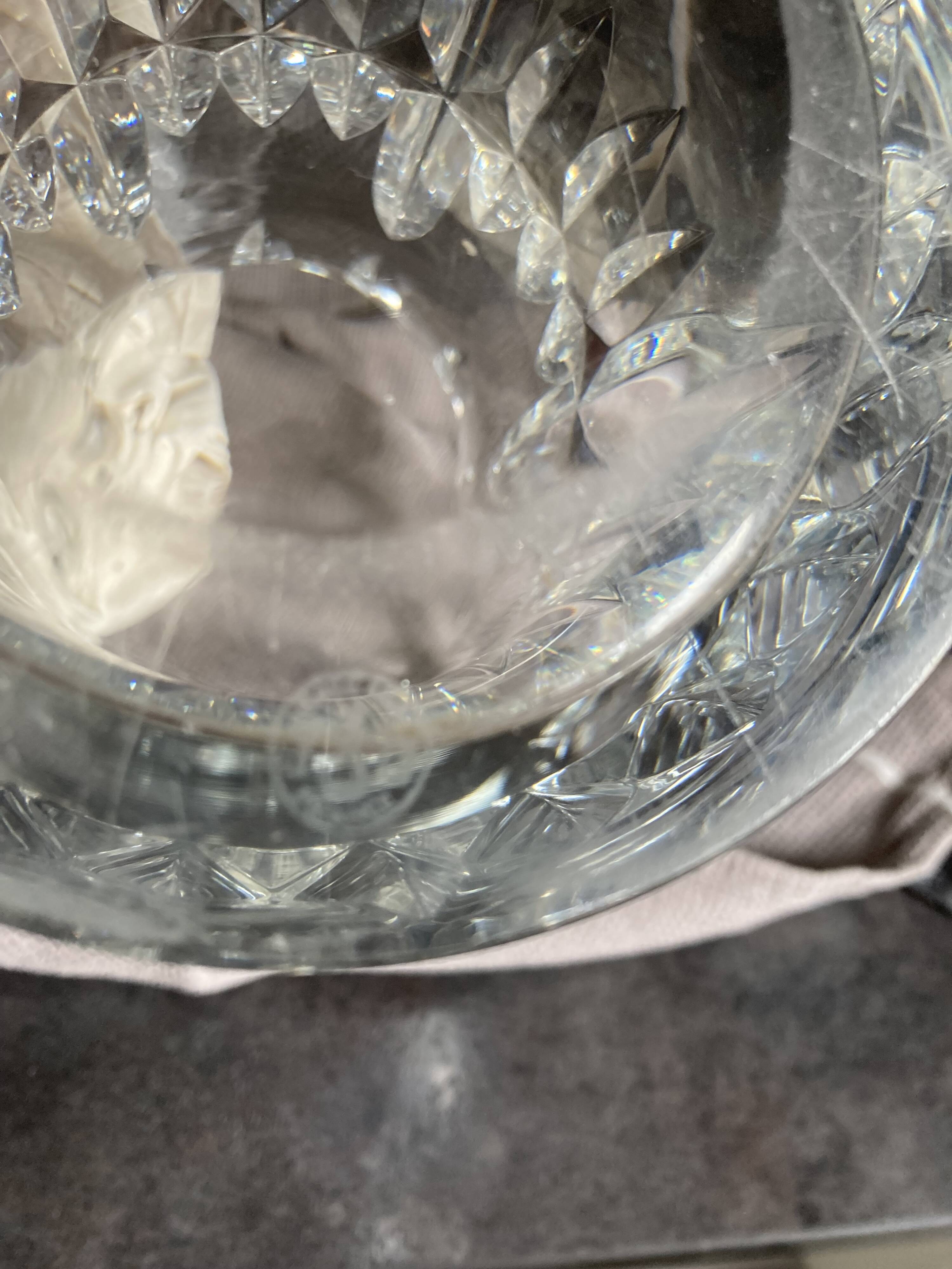 Baccarat crystal vase