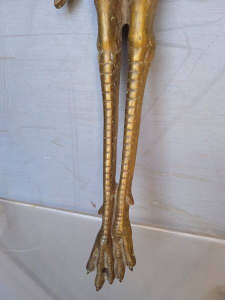 Bronze wall lamp Heron ep art deco 1930/40