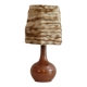 Terracotta lamp turned 1960