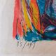 Lithographie de Raya Sorkine "la Palette" 85/195