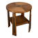 Dutch Art Deco Modernist Amsterdam School side table in Oak square inlay