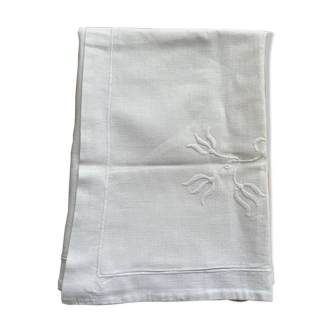 Embroidered pillowcase