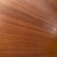 Oval teak table extendable with two leaves, Baumann style.