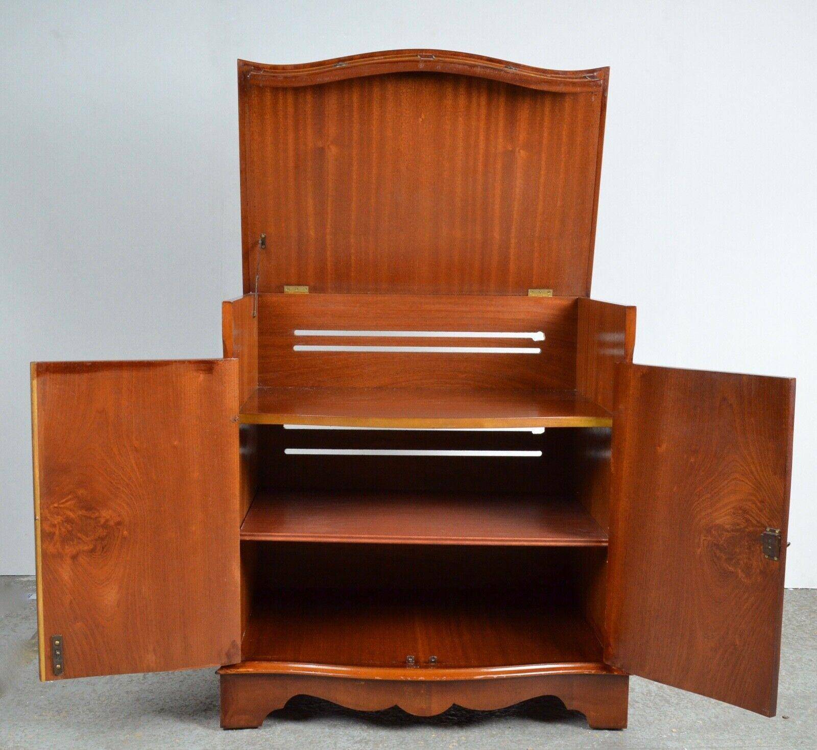 Vintage walnut TV cabinet