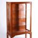 Czech Art Deco Display Cabinet in Mahogany and Glass, 1930s