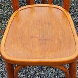 Set of 6 old bistro chairs
