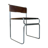 60s 70s steel suede vintage chair Giovanni Carini Planula Libellula