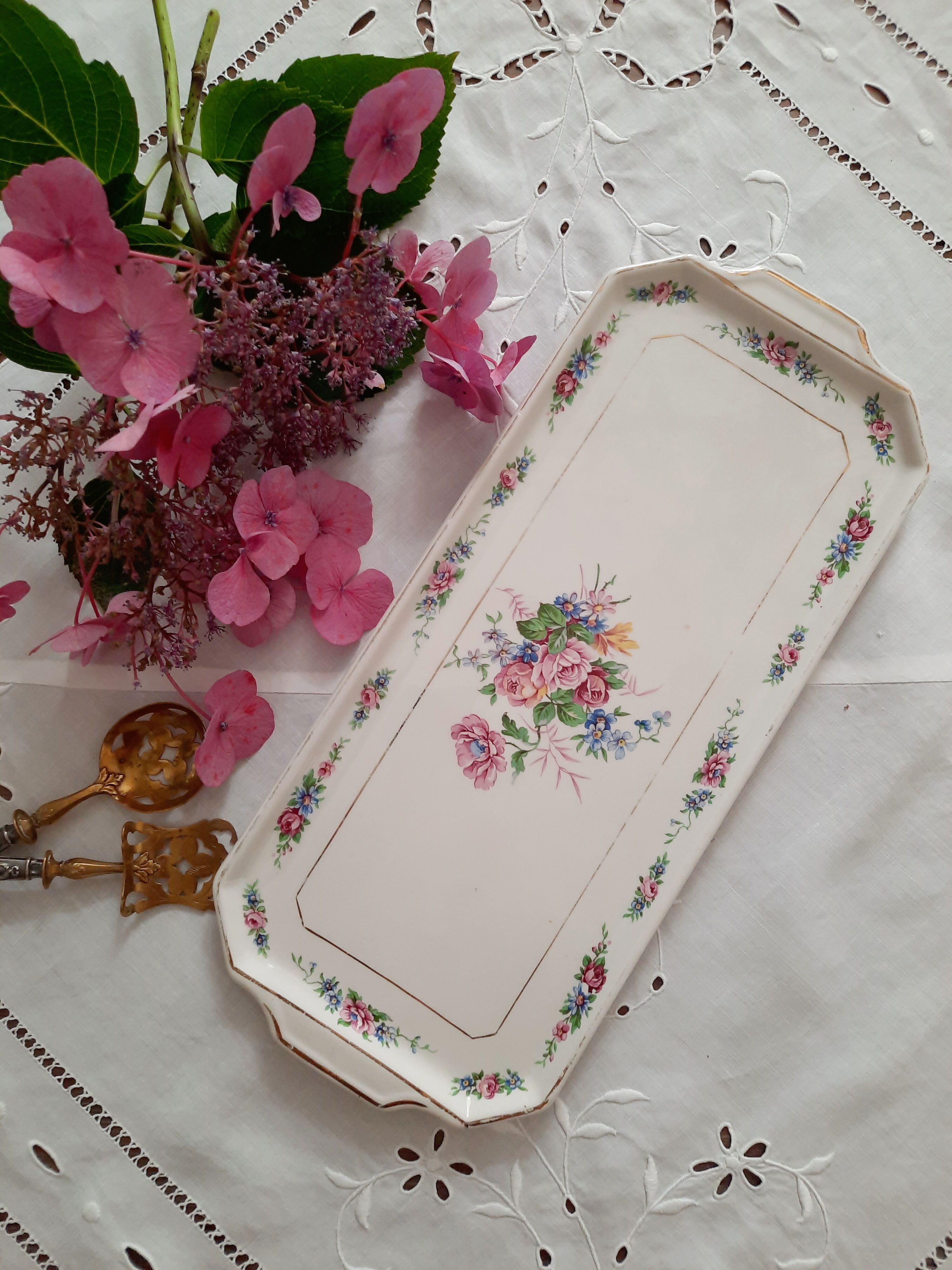 Cake dish in earthenware Moulin des Loups