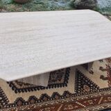 Travertine coffee table