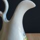 Vintage Ceramic Jug Hand-Painted Multicoloured Floral Decor, Ewer