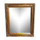Oval mirror style Louis XV patinated gold 63 x 53 cm