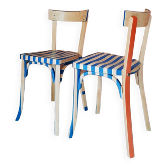 Paire de chaises baumann n°54