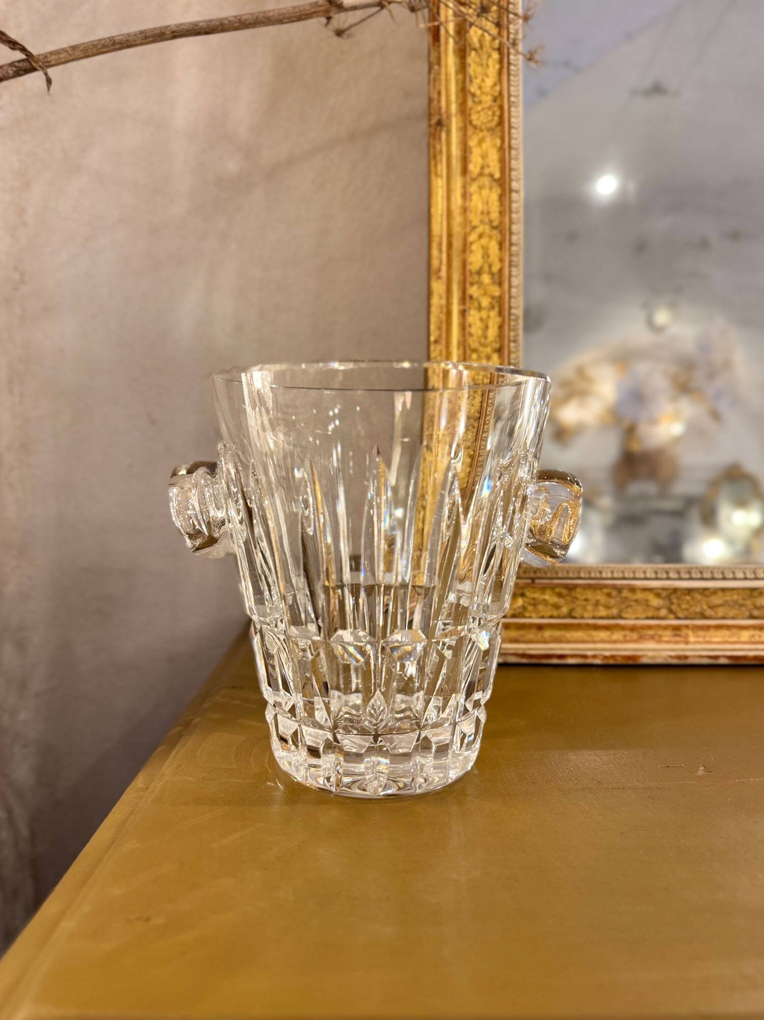 Saint Louis Manhattan Crystal Ice Bucket