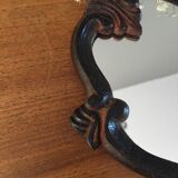 Vintage fiddle mirror to put down.