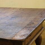Antique Nordic Baroque Oak Table, Dated 1807