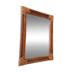 Vintage bamboo and rattan mirror from the 60s/70s, 50*40 cm.