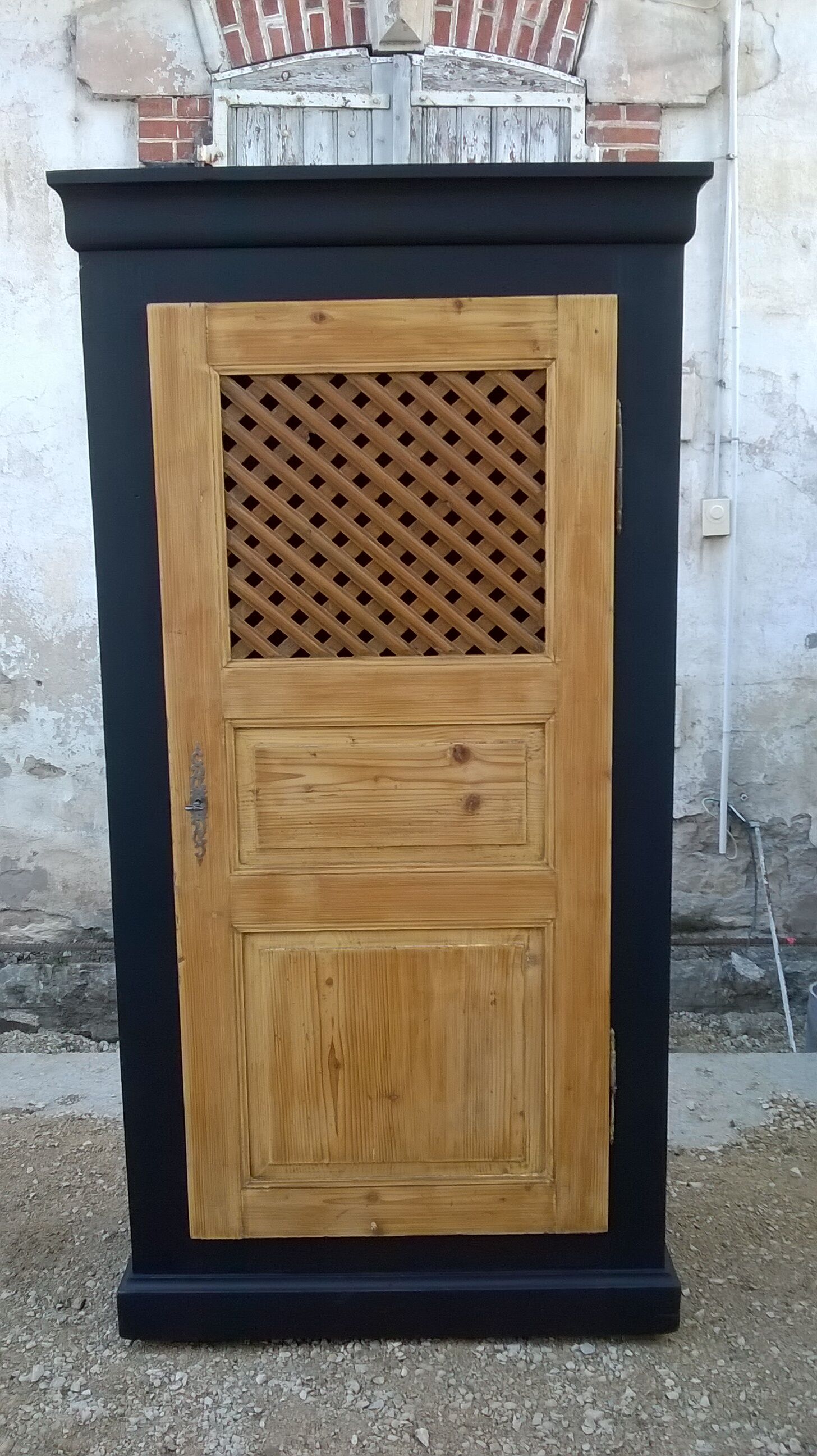 late nineteenth century fir cabinet