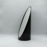 Unghia / lipstick lacquered black tabletop mirror, 70s