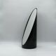 Unghia / lipstick lacquered black tabletop mirror, 70s