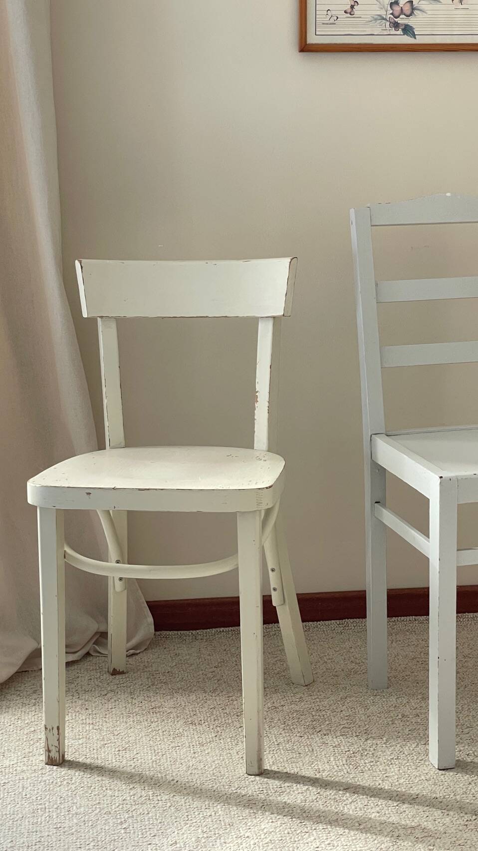 Paire de chaises bistrot vintage