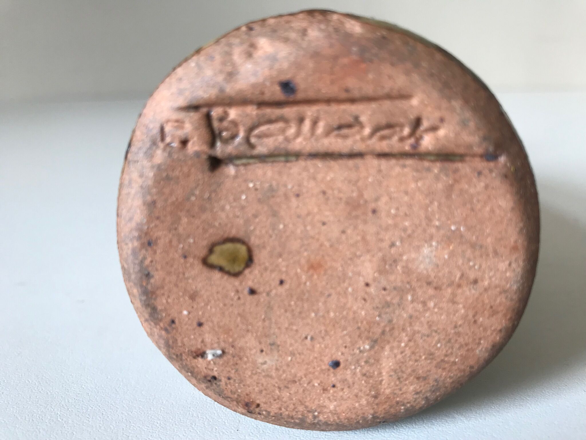 Vintage stoneware vase years 60