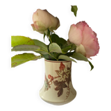 Petit vase en faïence polychrome KG Lunéville ancien