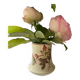 Small polychrome earthenware vase KG Lunéville old
