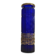 Vintage cobalt blue and gold vase - August Walther & Söhne 1950