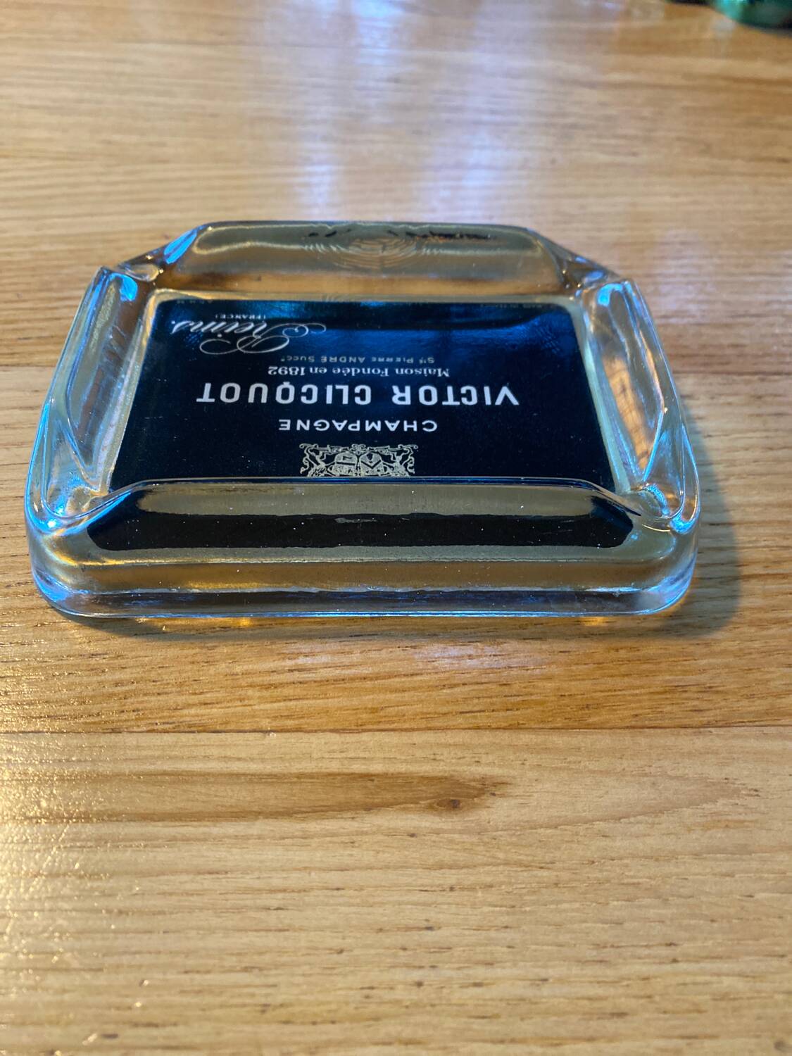 Victor Clicquot Champagne Ashtray