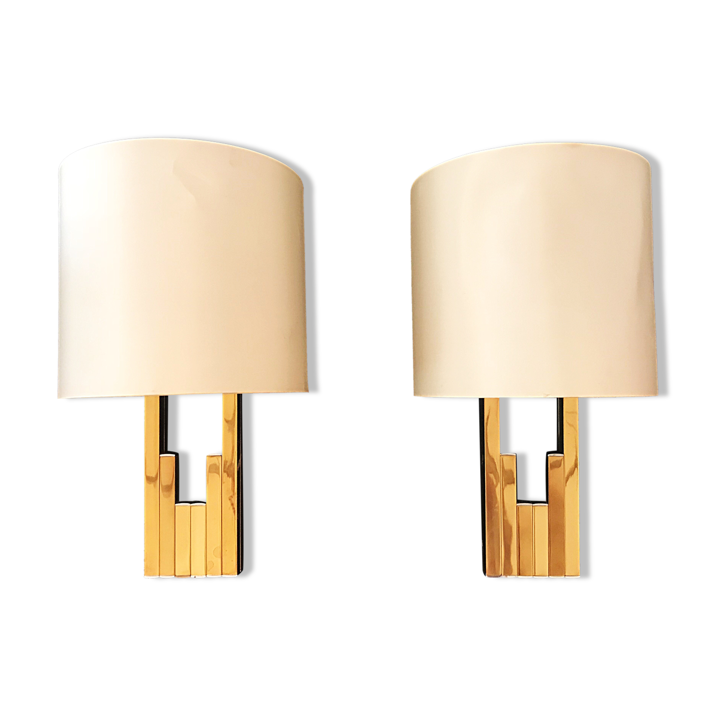 Pair of wall lights by Lumica 1970