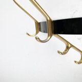 Mid-century metal corner coat rack, 1960s